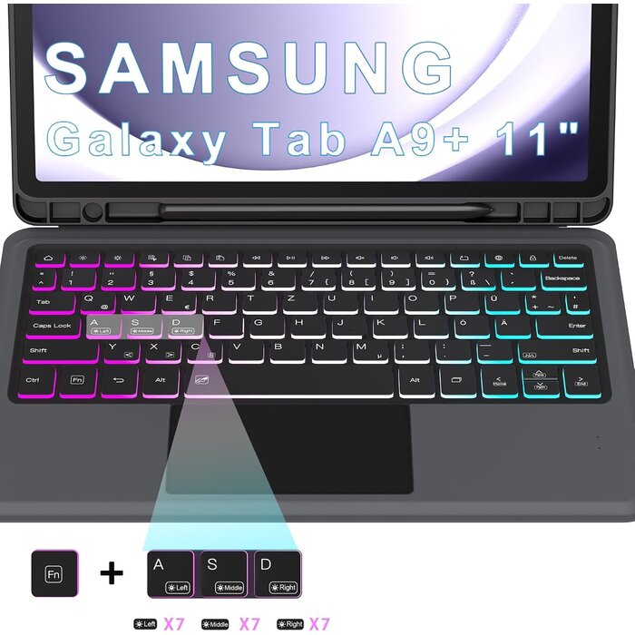 Étui clavier QWERTZ pour tablette 11 pouces - Jusqu'à 46% de réduction
