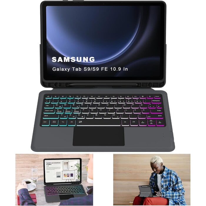 Étui Clavier QWERTZ pour Tablette Samsung - Jusqu'à 46% de réduction