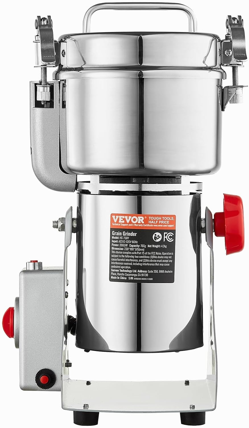 Moulin à céréales électrique 750g 2000W - Jusqu'à -51% sur votre modèle