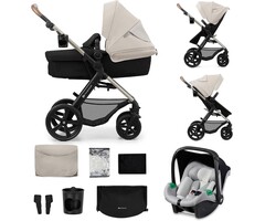 Système de voyage poussette 3-en-1 complet - Gris - Jusqu'à 49% de remise