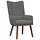 Fauteuil relax en velours gris foncé - Jusqu'à 51% de réduction