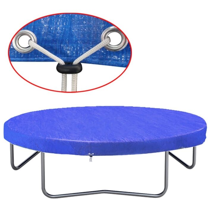 Vidaxl Housse de Protection Trampoline 300 cm - Bleu - Jusqu'à -63%
