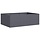 Bac à plantes en acier anthracite 120x80x40 cm - Jusqu'à 51% de réduction