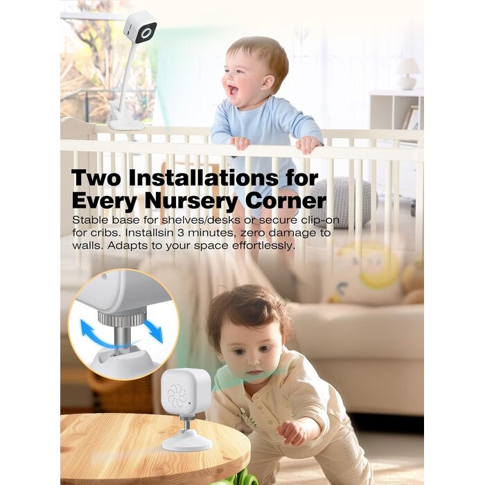 Babyphone Vidéo 1080P avec Vision Nocturne - Jusqu'à -33% sur l'Outlet
