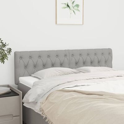 Vidaxl Lot de 2 Têtes de lit en tissu gris clair - Jusqu'à 74% de remise