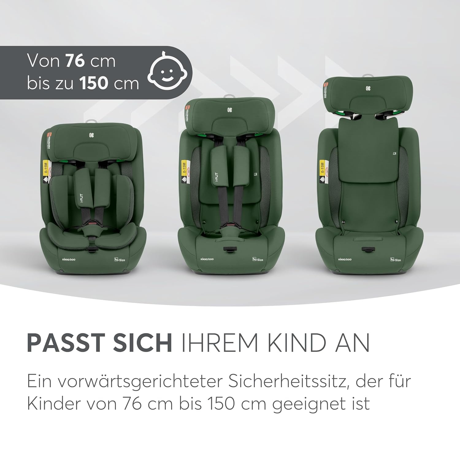 Siège auto évolutif i-Size 76-150 cm - Jusqu'à -49% sur votre protection