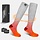 Chaussettes chauffantes rechargeables - 3 niveaux - Gris - Jusqu'à 70% de remise