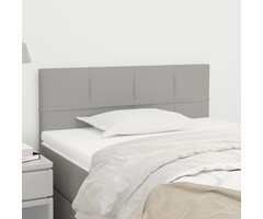 Vidaxl Tête de lit en tissu gris clair 100cm - Jusqu'à -48%