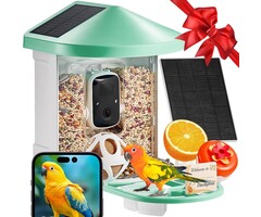 Mangeoire intelligente pour oiseaux 2K avec caméra IA - Jusqu'à 52% de remise