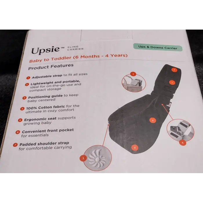 Porte-bébé ergonomique ventral noir onyx - Jusqu'à 42% de réduction