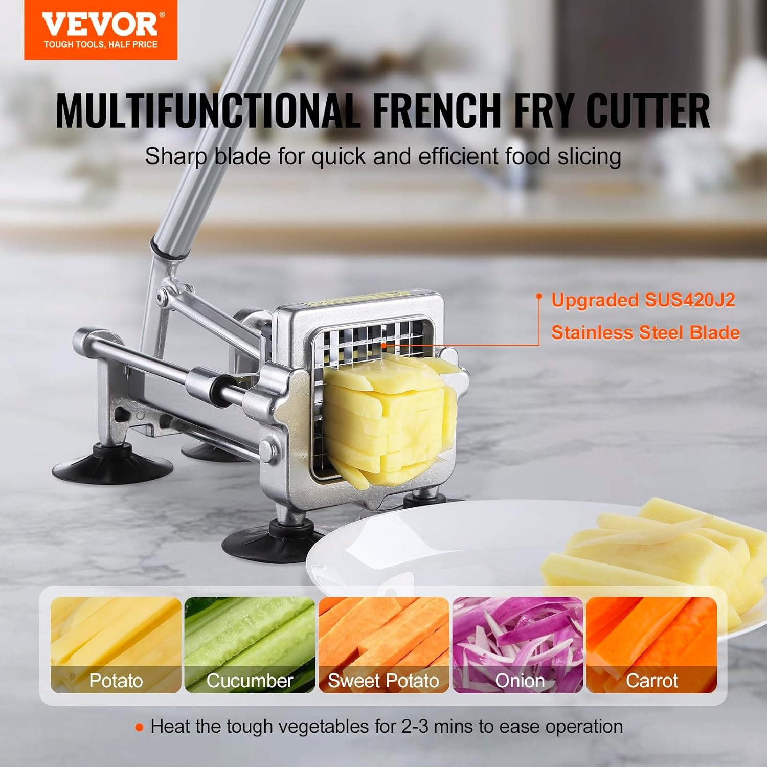 Coupe-frites professionnel robuste - Jusqu'à 51% de remise