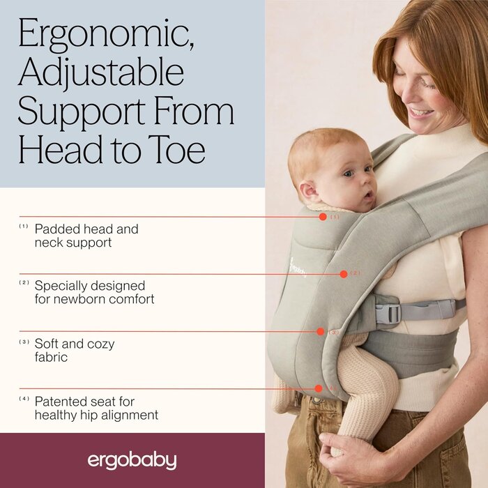 Porte-bébé ergonomique olive - Jusqu'à 48% de réduction