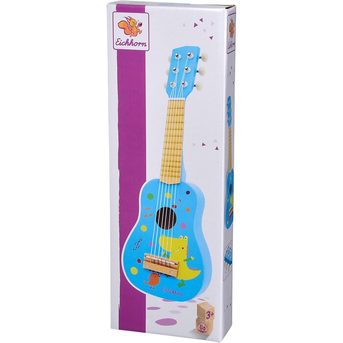 Guitare enfant bois dinosaure 54 cm - Jusqu'à 45% de réduction