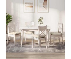 Vidaxl Lot de 4 coussins d'assise crème - Jusqu'à 77% de remise
