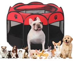 Parc pliable pour animaux 114cm - Jusqu'à -44% sur votre équipement