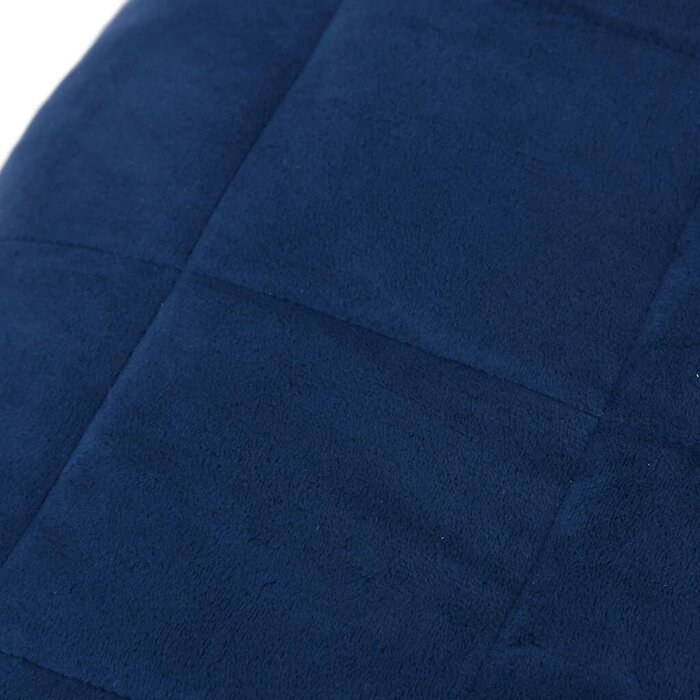 Couverture lestée 140x200 cm 6 kg bleu - Jusqu'à 47% de réduction