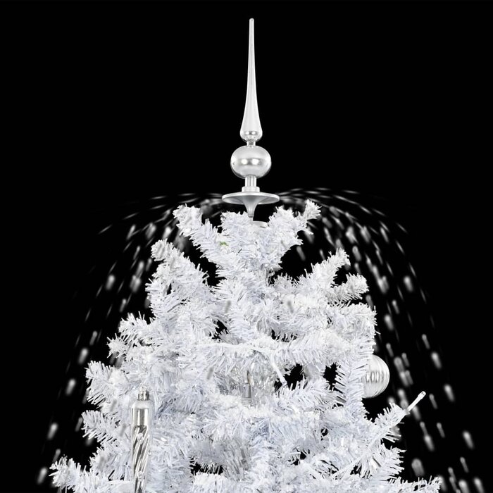 Sapin de Noël enneigé 140 cm avec lumières - Jusqu'à 47% de réduction