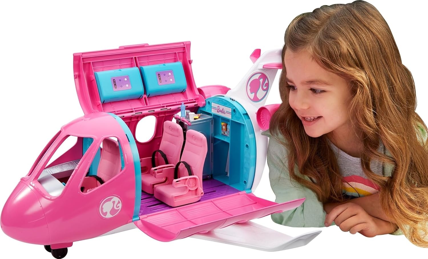 Avion Jouet Rose avec Accessoires - Jusqu'à -43% sur le prix original