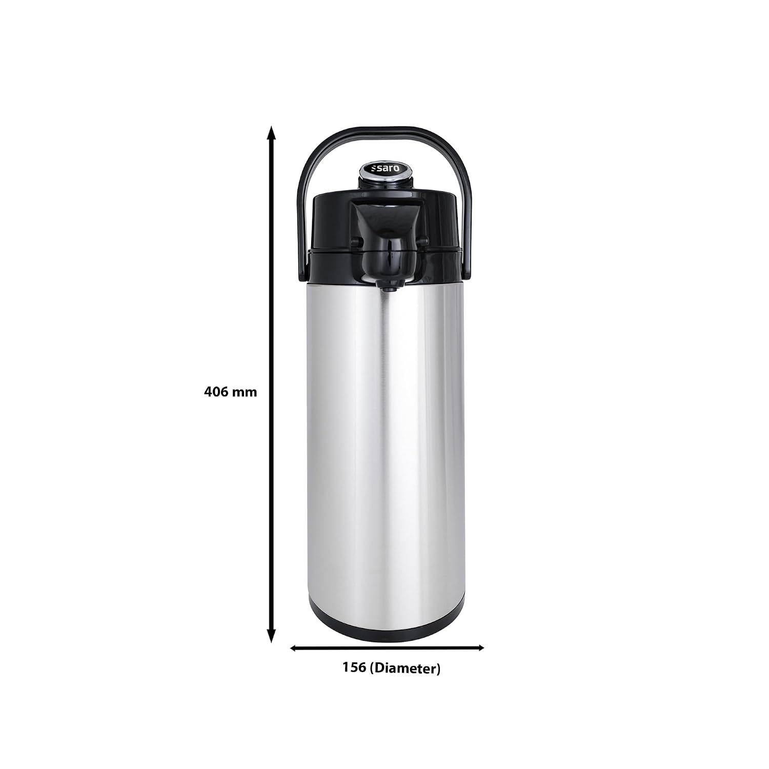 Thermos à pompe 2,2L en acier inoxydable - Jusqu'à 45% de réduction
