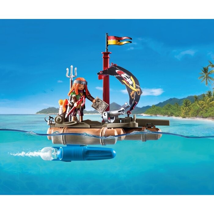 Kit de jeu pirate avec radeau et baliste - Jusqu'à 42% de réduction
