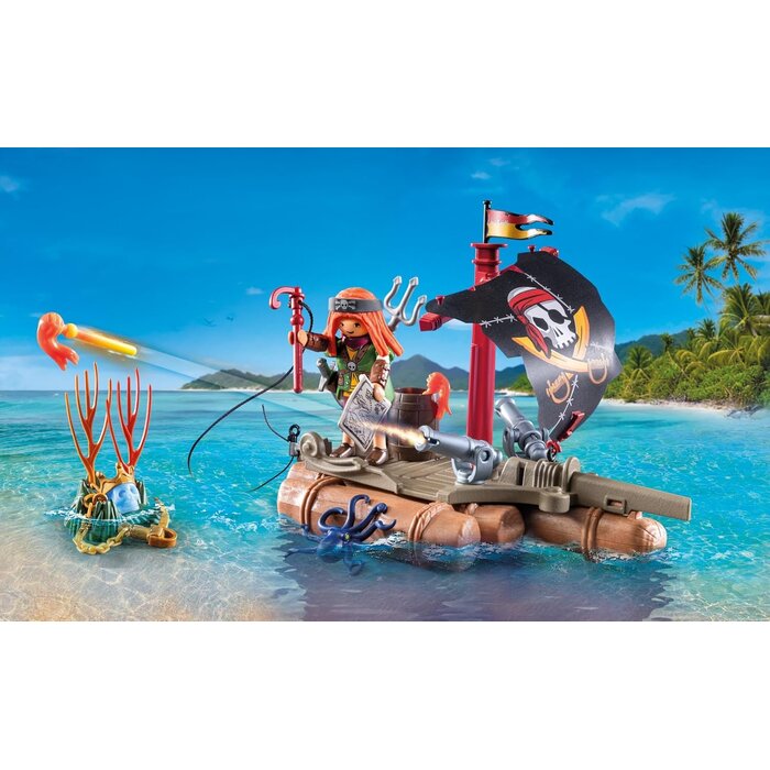 Kit de jeu pirate avec radeau et baliste - Jusqu'à 42% de réduction