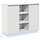 Buffet Moderne LED Blanc 90cm - Jusqu'à -46% de réduction