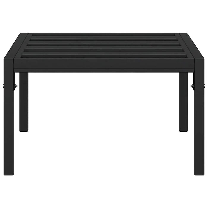 Table basse de jardin en acier noir - 60x60cm - Jusqu'à -45%
