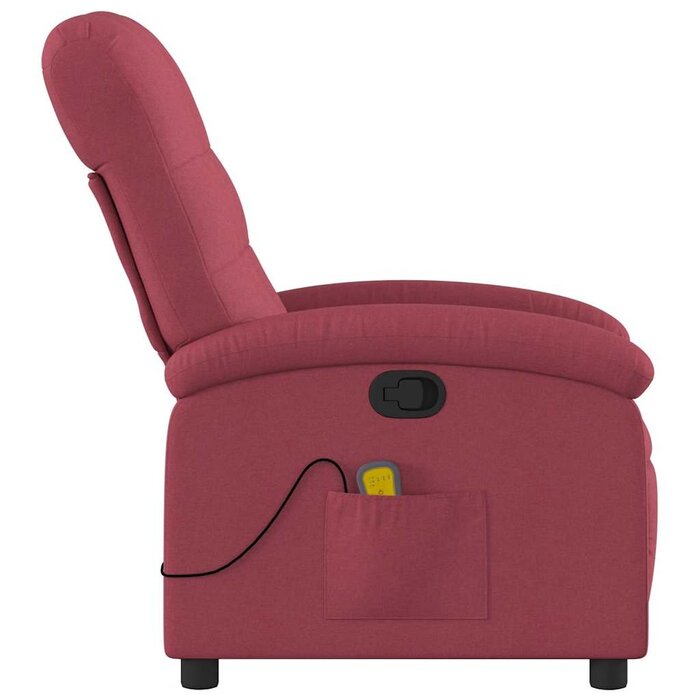 Fauteuil de massage inclinable rouge vin - Jusqu'à 47% de réduction