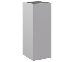 Vidaxl Jardinière sur pied en acier galvanisé - 32x29x75 cm - Jusqu'à -46%