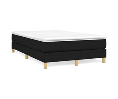 Vidaxl Cadre de lit 120x200 cm en tissu noir - Jusqu'à -46%
