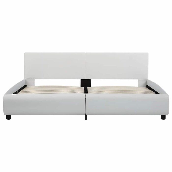Cadre de lit LED similicuir blanc 180x200cm - Jusqu'à -47%