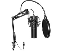 Microphone USB Studio avec bras articulé - Jusqu'à -47% sur votre matériel