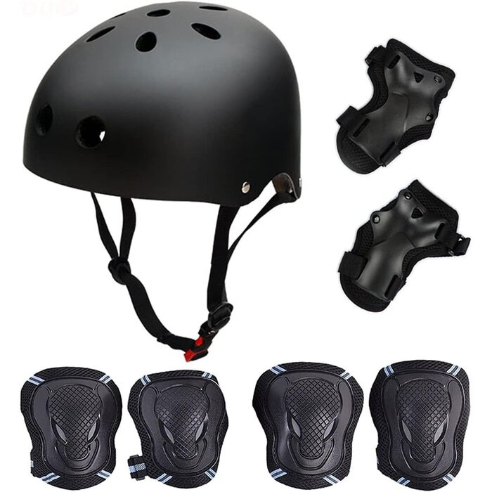 Kit de protection enfant 7 pièces - Noir Taille M - Jusqu'à 43% de réduction