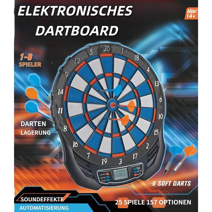 Cible de fléchettes électronique - 25 jeux - Jusqu'à 40% de remise