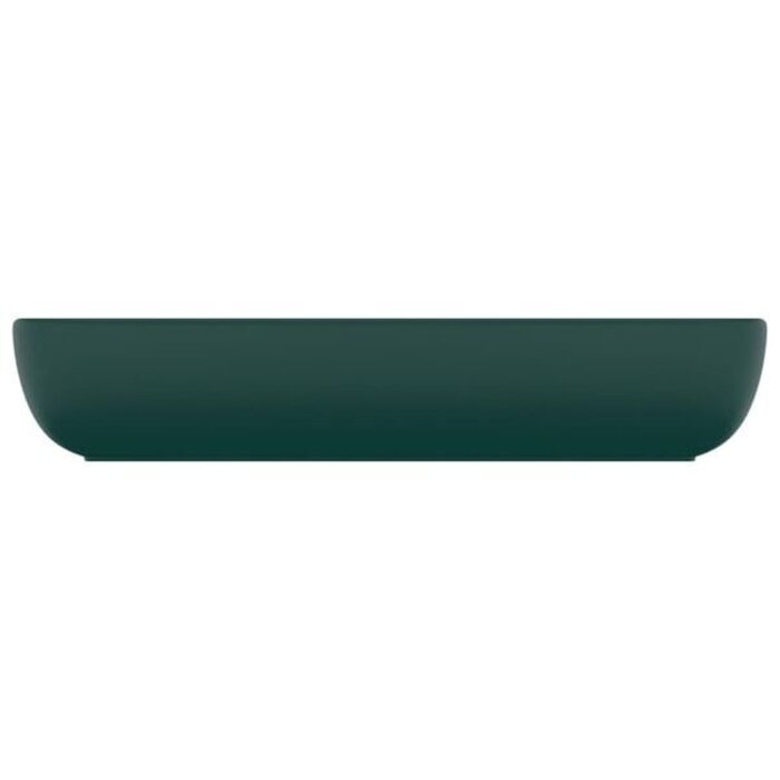 Vasque rectangulaire céramique vert foncé mat 71x38cm - Jusqu'à -46%