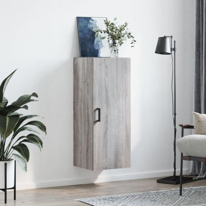 Armoire murale suspendue chêne sonoma gris - Jusqu'à 44% de remise