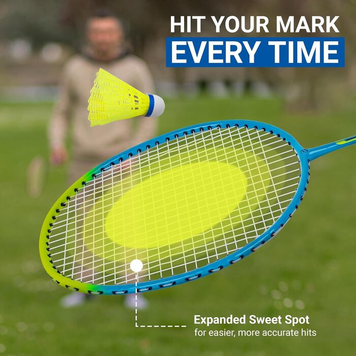 Kit Badminton 2 Joueurs - Acier Allié - Jusqu'à 40% de réduction