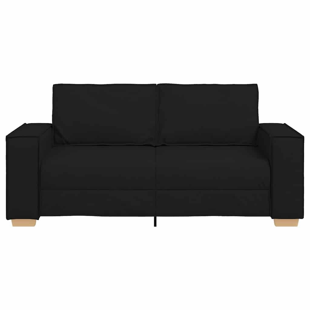 Canapé 2 places noir 140 cm : confort moderne jusqu'à -47%