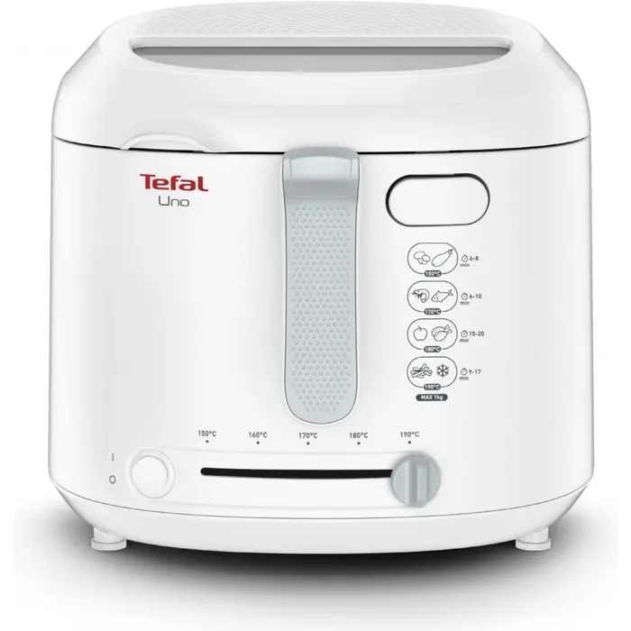 Friteuse compacte 1,8L - 1470W - Blanche - Jusqu'à -40% sur le déballé