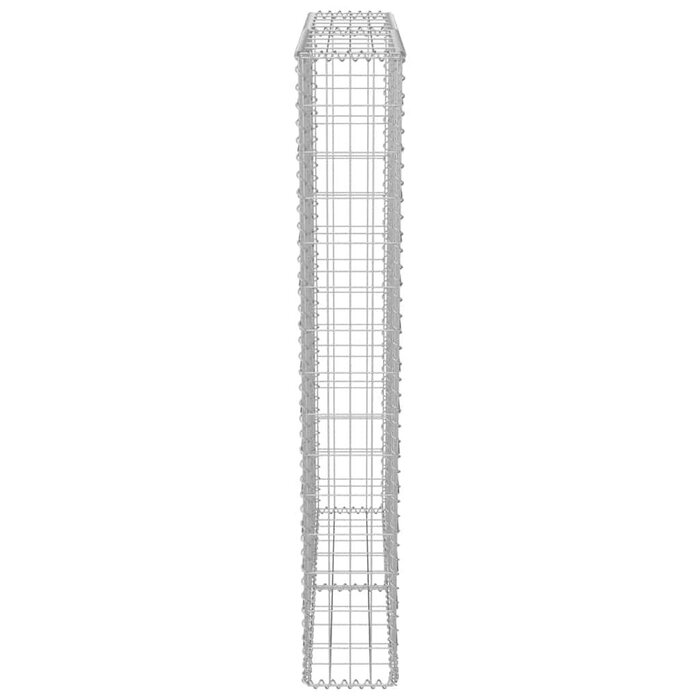 Mur gabion 100 x 20 x 150 cm en acier galvanisé - Jusqu'à -46%