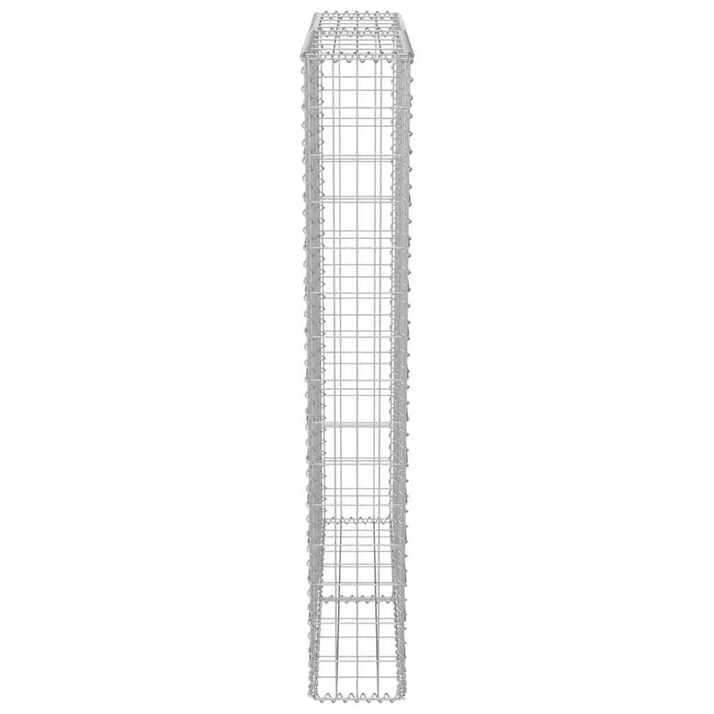 Mur gabion 100 x 20 x 150 cm en acier galvanisé - Jusqu'à -46%