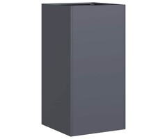Vidaxl Jardinière sur pied 40x40x80 cm anthracite - Jusqu'à -46% sur l'outlet