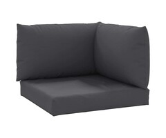 Vidaxl Lot de 3 coussins de palette anthracite - Jusqu'à 78% de remise