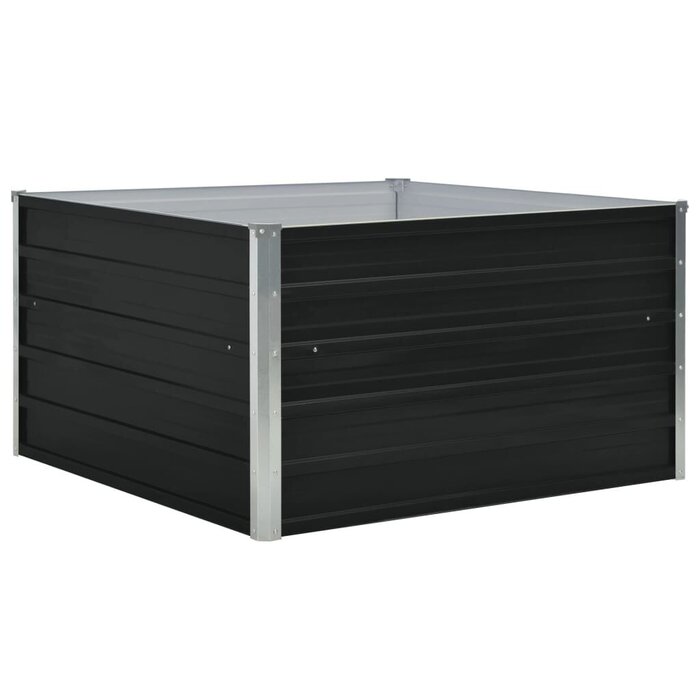 Jardinière surélevée en acier anthracite 100x100 cm - Jusqu'à -43%