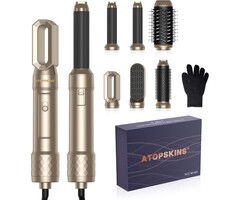 Atopskins Brosse soufflante 6-en-1 avec boucleur - 1000W - Jusqu'à -50% sur l'outlet
