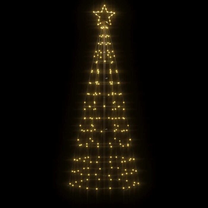 Vidaxl Sapin de Noël lumineux 180 cm - 220 LED - Jusqu'à 58% de remise