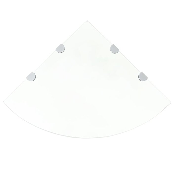 Vidaxl Étagère d'angle en verre trempé 45x45 cm - Jusqu'à 52% de remise