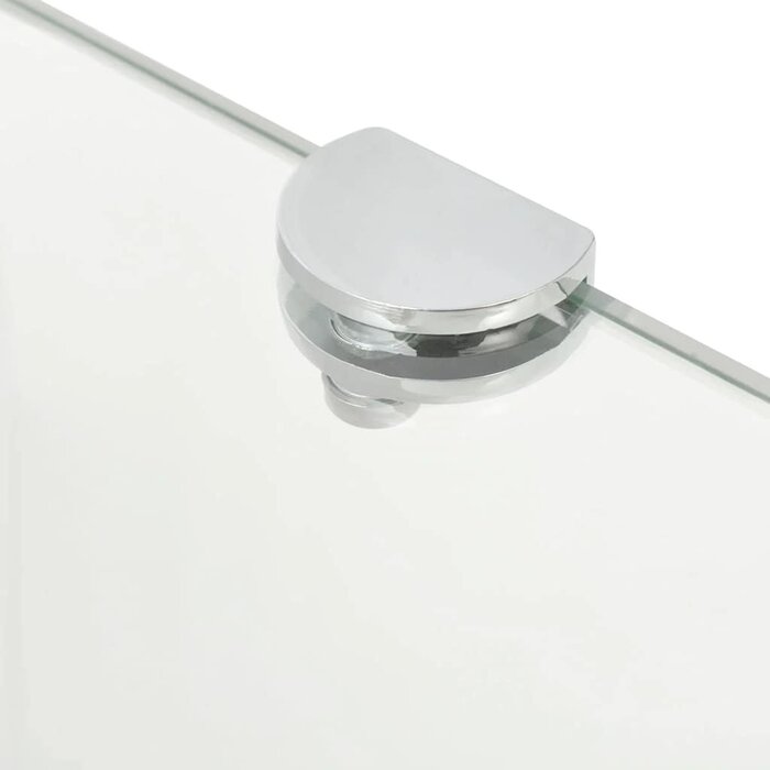 Vidaxl Étagère d'angle en verre trempé 45x45 cm - Jusqu'à 52% de remise