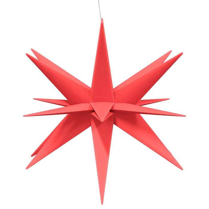 Vidaxl Étoile de Noël LED rouge 100 cm - Pliable - Jusqu'à -59%