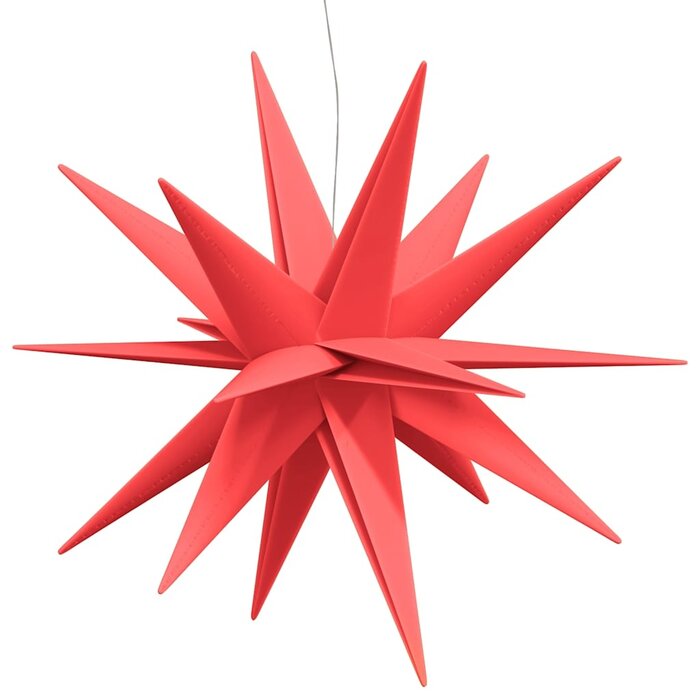 Vidaxl Étoile de Noël LED rouge 100 cm - Pliable - Jusqu'à -59%